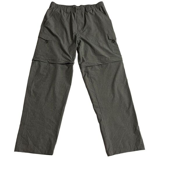 Men’s Grey Reel Legends Convertible Pants/Shorts Size Large (36x38) - Picture 1 of 6